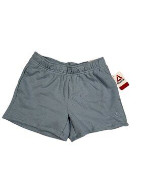 Reebok Womens XS Blue Relaxed Fit Shorts Lightweight Cotton Blend Activewear